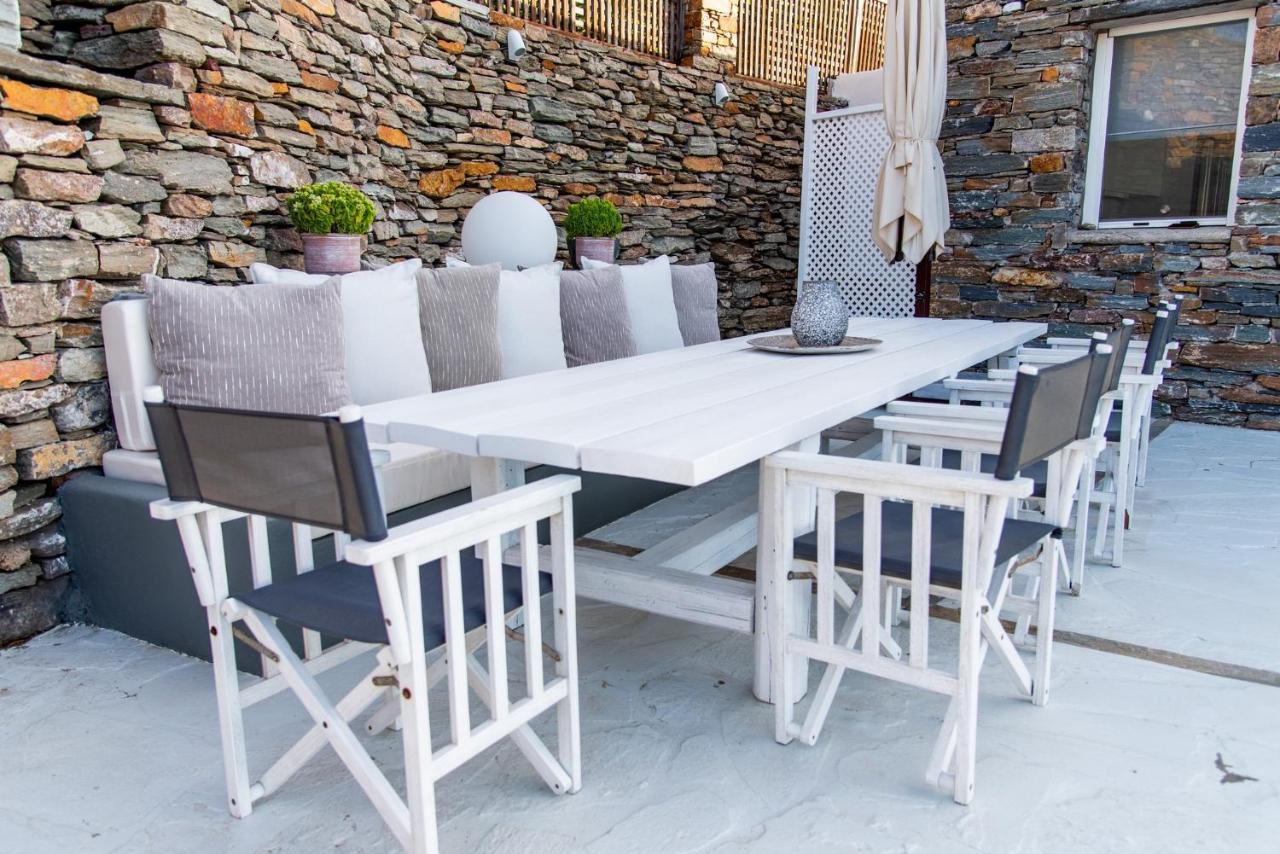 Luxurious Villa Lune With A Swimming Pool And A Fantastic Sea And Sunset View Ioulis Extérieur photo
